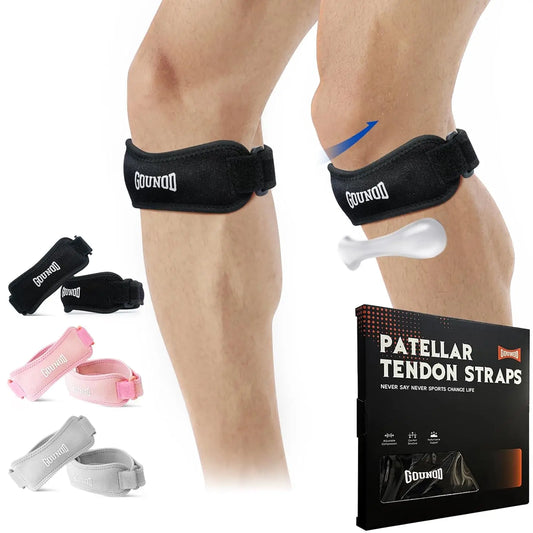 GOUNOD 2-Pack Patellar Tendon Knee Strap Set — Both Knees Covered — view 1 of braces & support