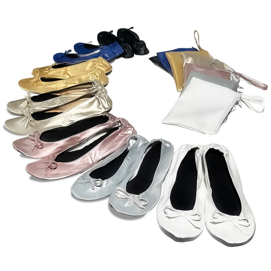 Flats & Ballet — Foldable Roll-Up Ballet Flats, Portable Purse-Size Travel Slippers — view 1 of flats & ballet