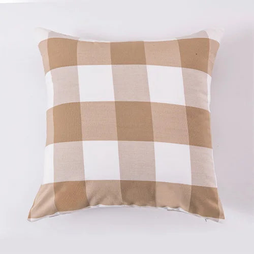 Buffalo Check Plaid Throw Pillow Covers &mdash; Farmhouse Christmas Cotton Linen Cushion Case — view 14 of cushion covers & pillow cases