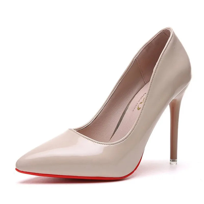 Heels & Pumps — Bold Stiletto Pointed-Toe Heels, Shallow-Vamp Statement Dress Pumps — view 9 of heels & pumps