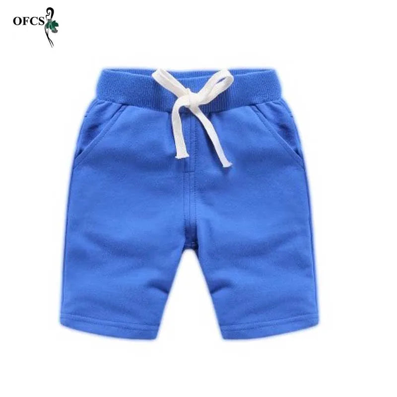 Hot Sale Baby Clothing Boys High Quality Colorful Shorts Summer Fashion Cotton Trousers Kids Solid Beach Shorts Children's Pants