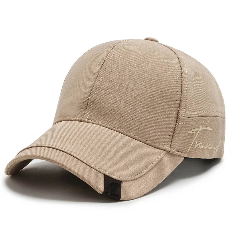 NORTHWOOD Premium Solid Baseball Cap — High-Quality Cotton Men's Trucker Casual Outdoor Hat — view 3 of hats & caps