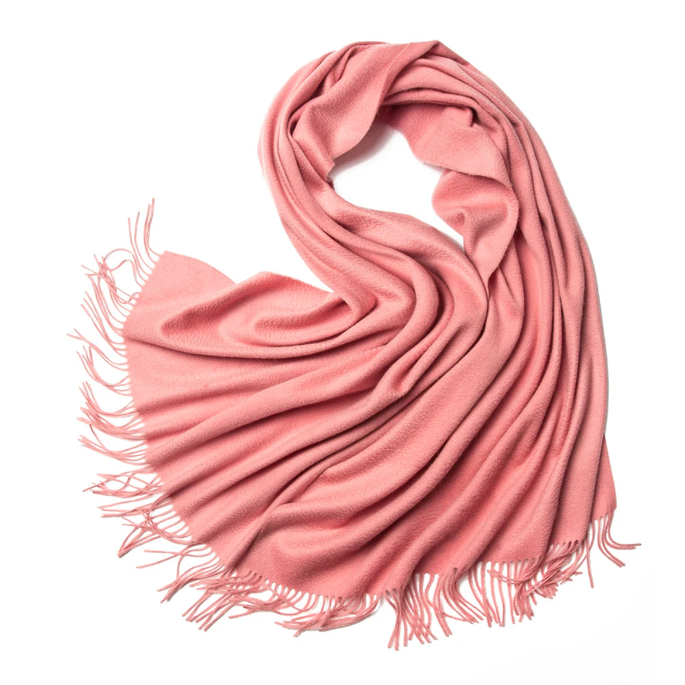 Pashmina Cape Scarf Stripe — Cashmere Shawl Poncho Statement Wrap, Autumn Editorial Piece — view 15 of scarves & wraps