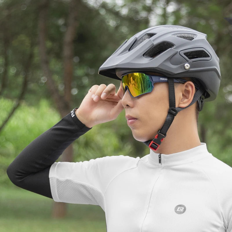 ROCKBROS Polarized Sport Sunglasses UV400 — Bicycle Hiking Camping Golf Cycling Eyewear Pro Grade — view 6 of sunglasses