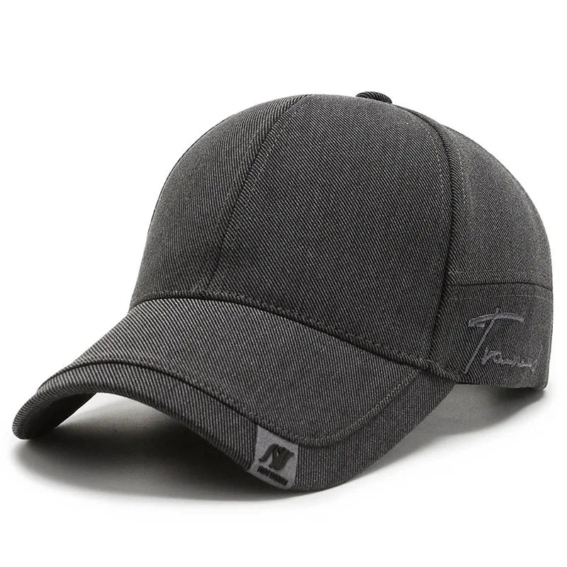 NORTHWOOD Premium Solid Baseball Cap — High-Quality Cotton Men's Trucker Casual Outdoor Hat — view 8 of hats & caps