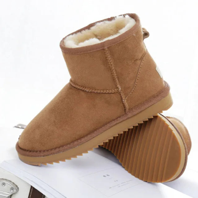 Premium Snow Boots for Women — Waterproof Genuine Cowhide Leather Australian Style — view 13 of boots