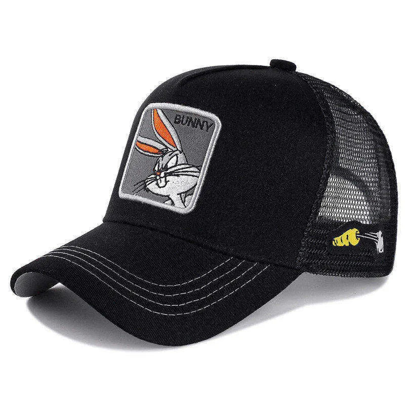 Anime Cartoon Baseball Cap — High-Quality Patch Trucker Hat Men Women Fandom Collectible