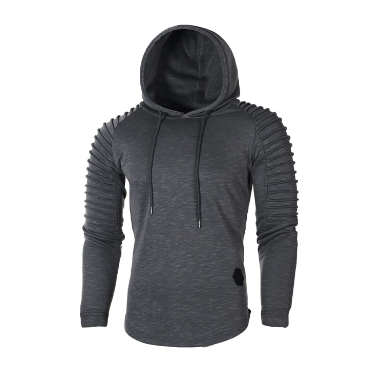 MRMT 2024 Brand New Hooded Sweatshirts Raglan Fringe Folds Long Sleeve Men Hoody Pullovers Clothing Man Hoodies Sweatshirts