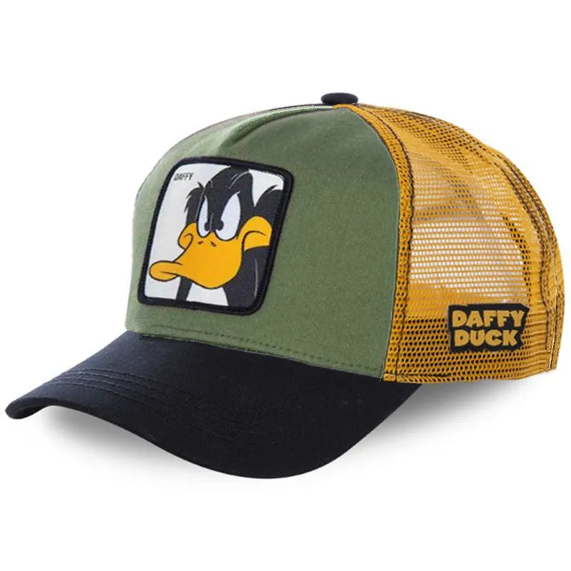 Anime Cartoon Baseball Cap — High-Quality Patch Trucker Hat Men Women Fandom Collectible — view 16 of hats & caps