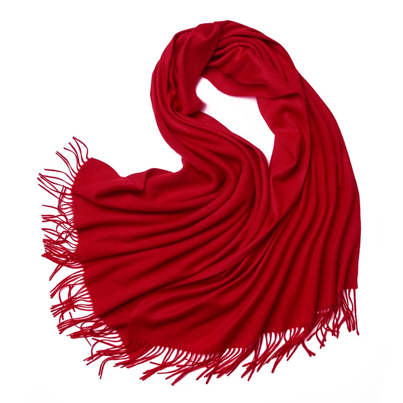 Pashmina Cape Scarf Stripe — Cashmere Shawl Poncho Statement Wrap, Autumn Editorial Piece — view 13 of scarves & wraps