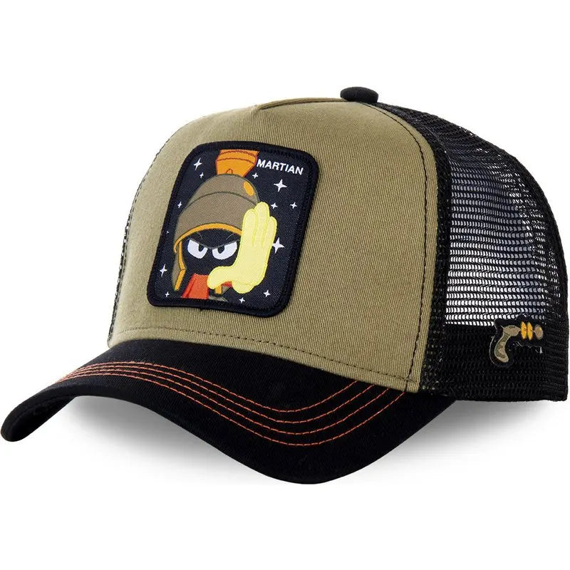 Anime Cartoon Baseball Cap — High-Quality Patch Trucker Hat Men Women Fandom Collectible — view 12 of hats & caps
