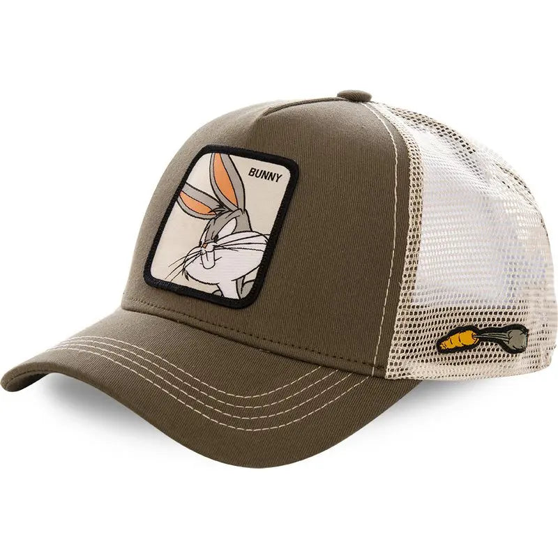 Anime Cartoon Baseball Cap — High-Quality Patch Trucker Hat Men Women Fandom Collectible — view 10 of hats & caps