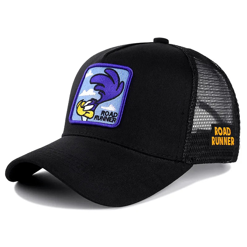 Anime Cartoon Baseball Cap — High-Quality Patch Trucker Hat Men Women Fandom Collectible — view 11 of hats & caps