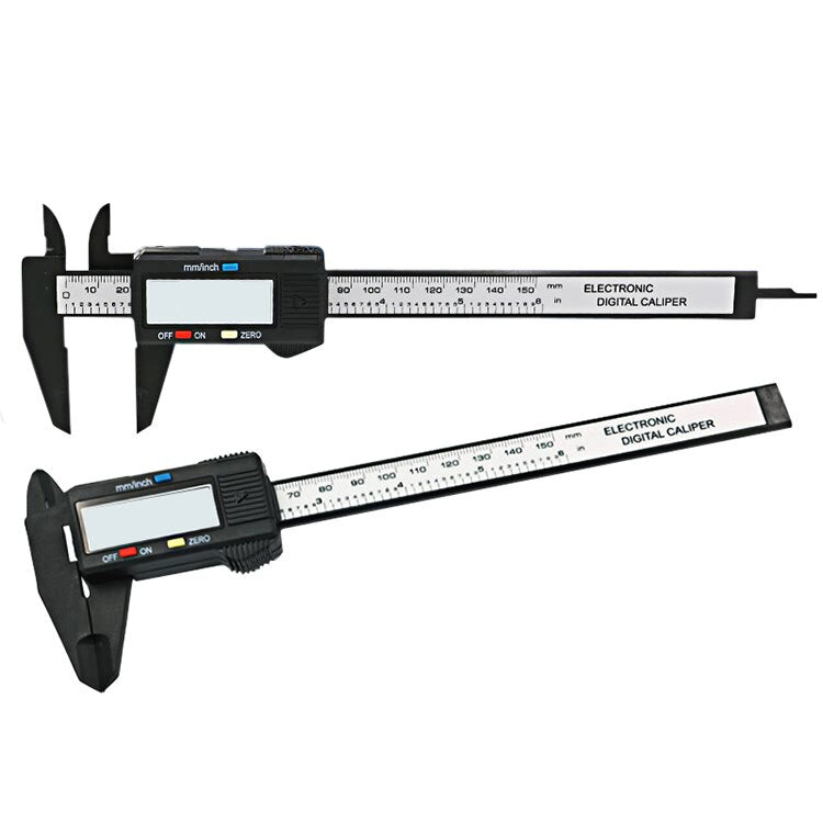 VVOSAI 6inch LCD Digital 150mm Electronic Carbon Fiber Vernier Caliper Gauge Micrometer