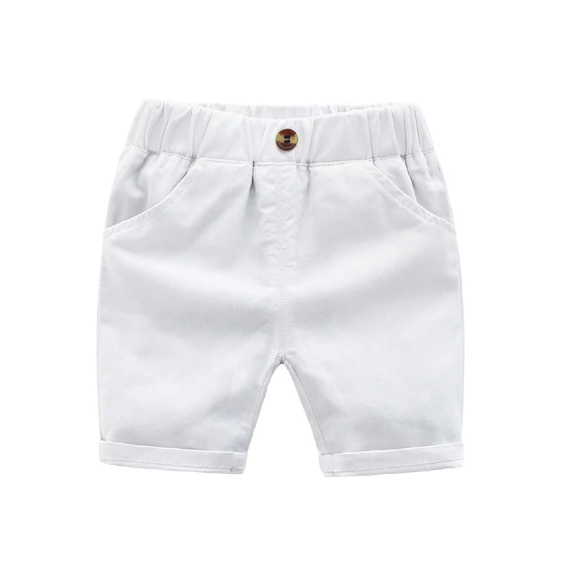 DE PEACH New Toddler Kids Casual Pants For Boys Shorts Summer Cotton Children