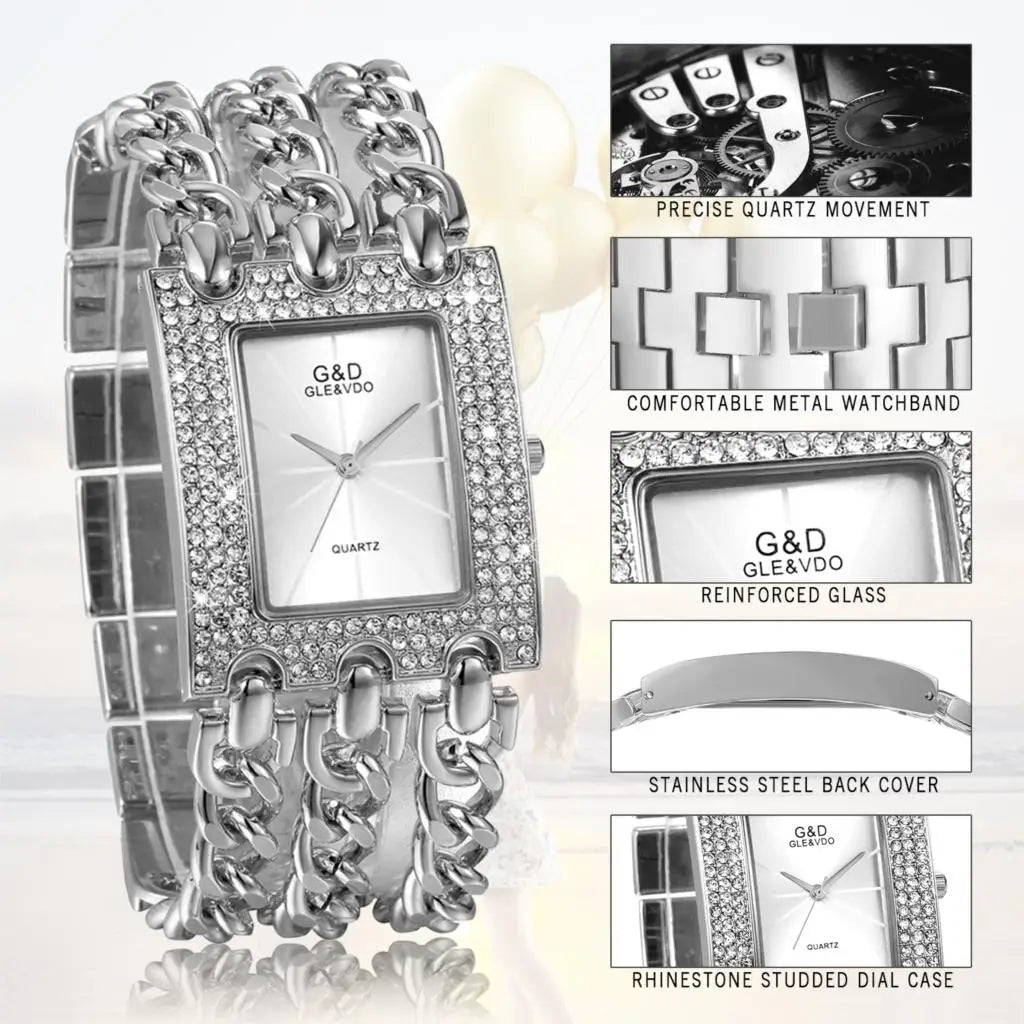 LANCARDO Women's Luxury Watch — Top Brand Fashion Quartz Wristwatch — view 3 of watches