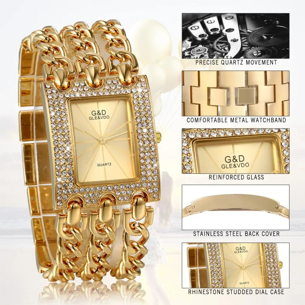 LANCARDO Women's Luxury Watch — Top Brand Fashion Quartz Wristwatch — view 5 of watches