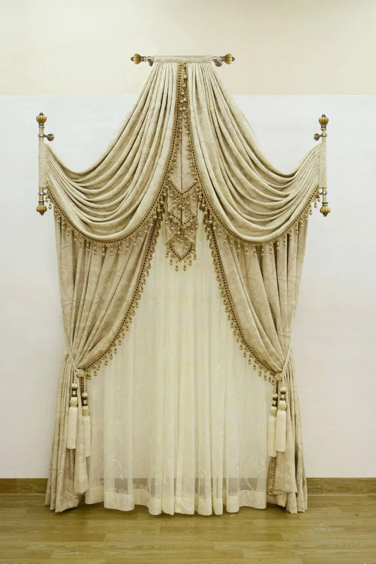 Velvet  curtain valance  window curtains Custom blind Ready screens pannel cortinas Beaded curtains1834