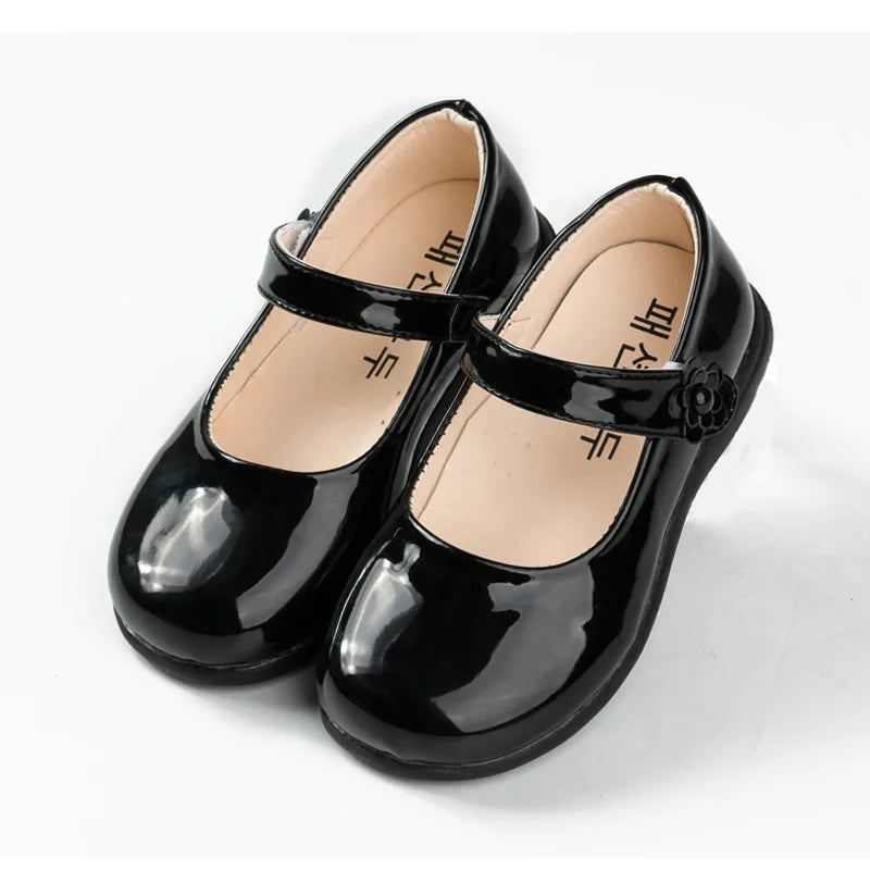 Spring Autumn Baby Girls Shoes For Kids Children School Black Leather Shoes For Student Dress Shoes Girls 4 5 6 7 8 9 10 11-16T