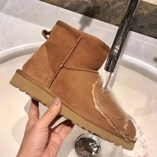 Premium Snow Boots for Women — Waterproof Genuine Cowhide Leather Australian Style — view 1 of boots