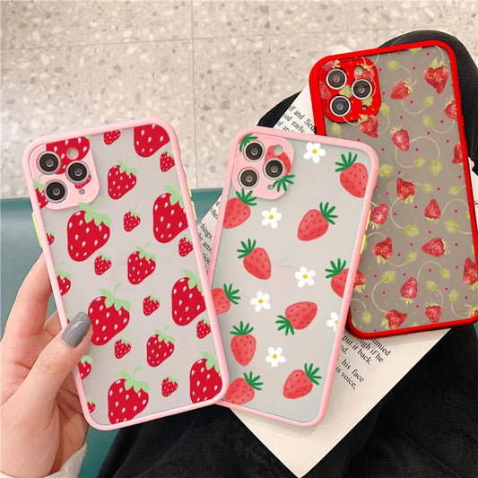 Summer Fruit Phone Case for iPhone 15 12 11 14 13 Pro Max Mini X XR XS 7 8 Plus