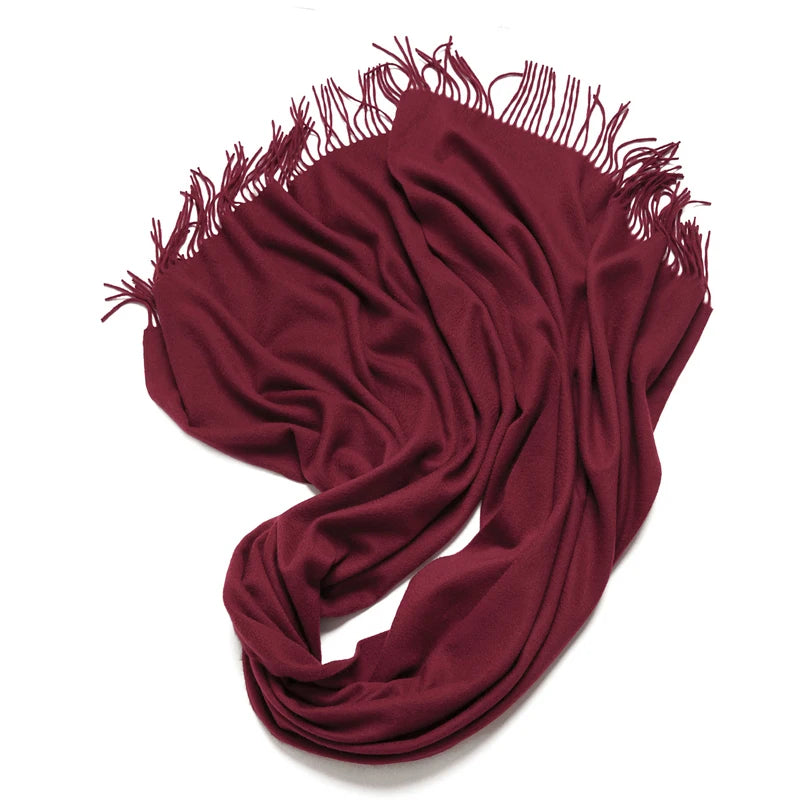 Pashmina Cape Scarf Stripe — Cashmere Shawl Poncho Statement Wrap, Autumn Editorial Piece — view 6 of scarves & wraps