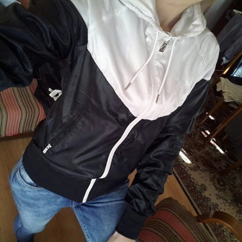 Plus-Size Women’s Hooded Sport Jacket — Lightweight Long-Sleeve Skin Suit Coat — view 5 of sports & fitness
