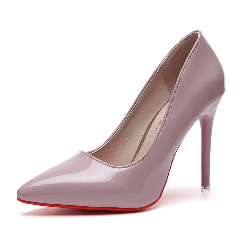 Heels & Pumps — Bold Stiletto Pointed-Toe Heels, Shallow-Vamp Statement Dress Pumps — view 8 of heels & pumps