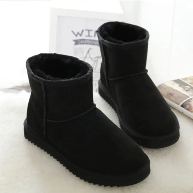 Premium Snow Boots for Women — Waterproof Genuine Cowhide Leather Australian Style — view 7 of boots