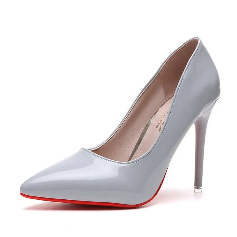 Heels & Pumps — Bold Stiletto Pointed-Toe Heels, Shallow-Vamp Statement Dress Pumps — view 11 of heels & pumps