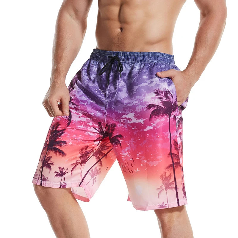 Men’s Quick-Dry Swim Shorts — Beach Trunk Board Shorts with Mesh Liner — view 6 of shorts