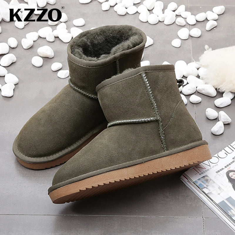 Premium Snow Boots for Women — Waterproof Genuine Cowhide Leather Australian Style — view 15 of boots