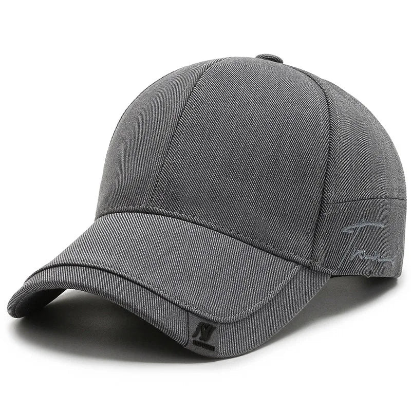 NORTHWOOD Premium Solid Baseball Cap — High-Quality Cotton Men's Trucker Casual Outdoor Hat — view 11 of hats & caps