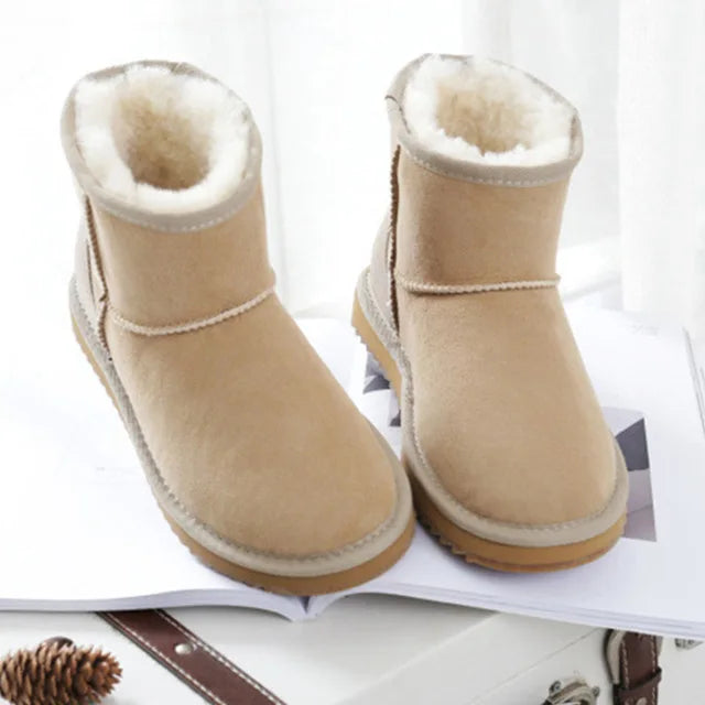 Premium Snow Boots for Women — Waterproof Genuine Cowhide Leather Australian Style — view 11 of boots