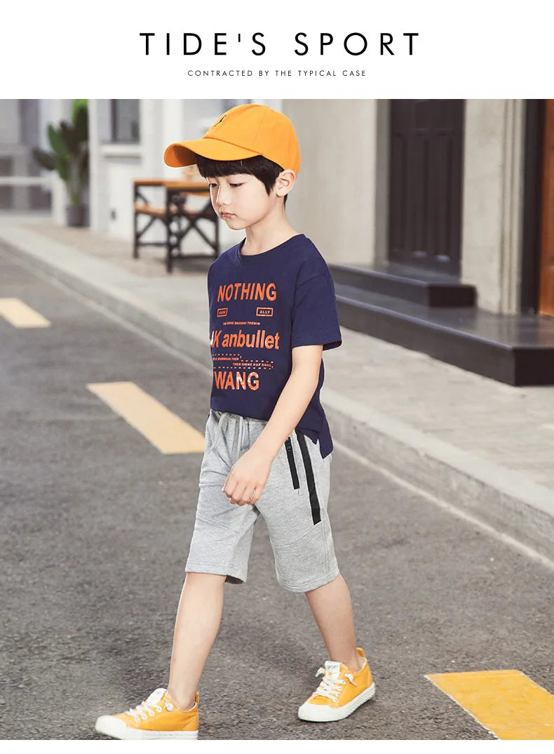 2025 Kids’ Knitted Summer Shorts – Zipper Pocket Casual Sports Shorts for Boys (Ages 3-14)