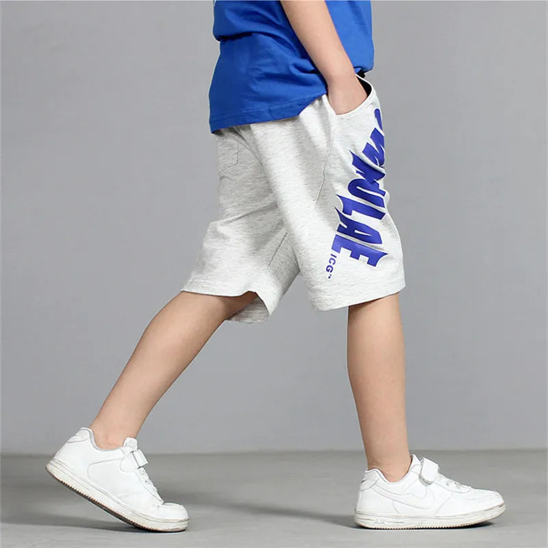 2025 Kids’ Knitted Summer Shorts – Zipper Pocket Casual Sports Shorts for Boys (Ages 3-14)