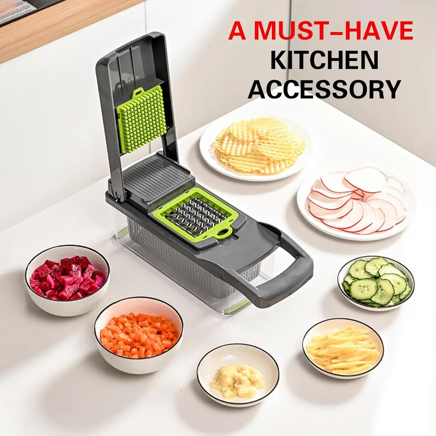 16-in-1 Professional Vegetable Chopper – Multifunction Kitchen Slicer & Food Prep Tool — view 3 of home & kitchen