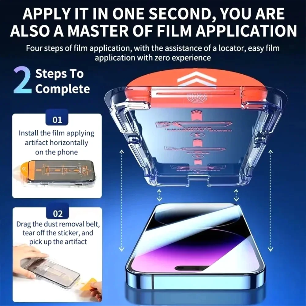 1-2PCS 8K Dust-Free Glass — Xiaomi 17 Pro Max/15T/14T HD Easy Install — view 2 of screen protectors