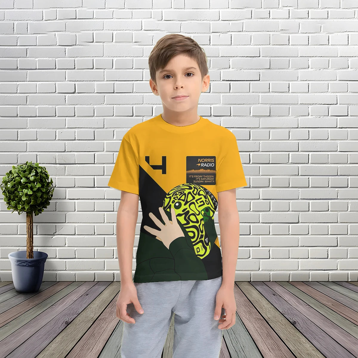 L-L-Landos-norris-3D Print Baby Clothing 5 to 14 Years Male Outdoor Clothes for Children Boy Girl Child T-Shirt Top Shirts