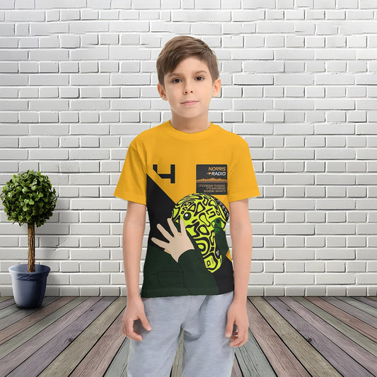 L-L-Landos-norris-3D Print Baby Clothing 5 to 14 Years Male Outdoor Clothes for Children Boy Girl Child T-Shirt Top Shirts