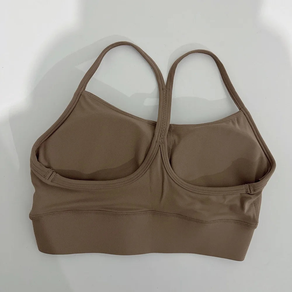 Women&rsquo;s Y-Strap Sports Bra &mdash; High-Support Fitness Gym Yoga Training Bra with Removable Pad — view 9 of sports bras