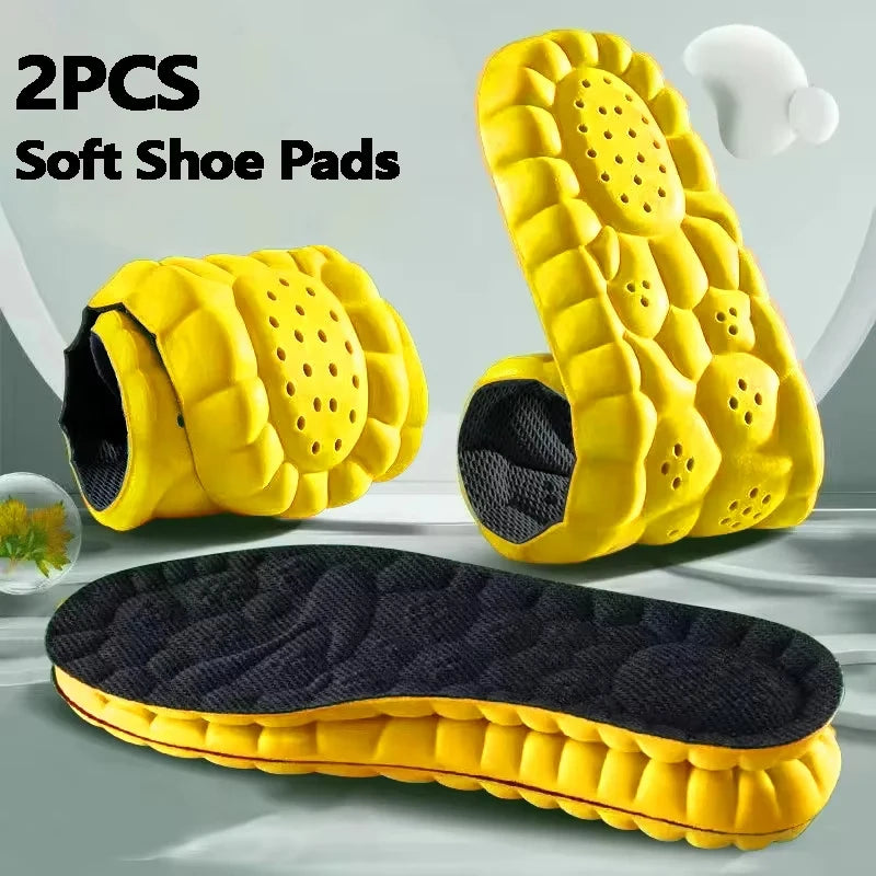 4D Cloud Technology Arch Support Insoles — Memory Foam Plantar Fasciitis Pair — view 5 of braces & support