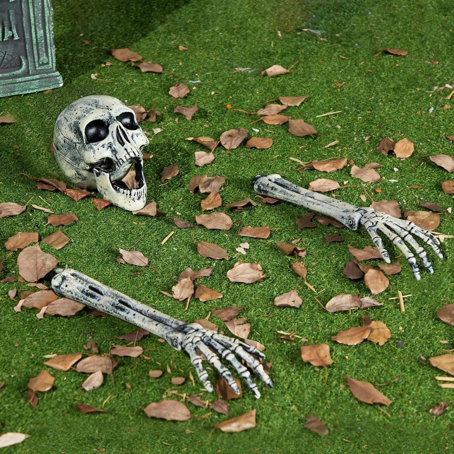3-Piece Realistic Skeleton Halloween Outdoor Decorations — product photo 6