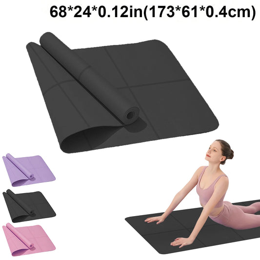 Yoga Mat — 4mm EVA Foam Yoga & Pilates Mat, Cushioned Gym Floor Workout — view 1 of sports & fitness