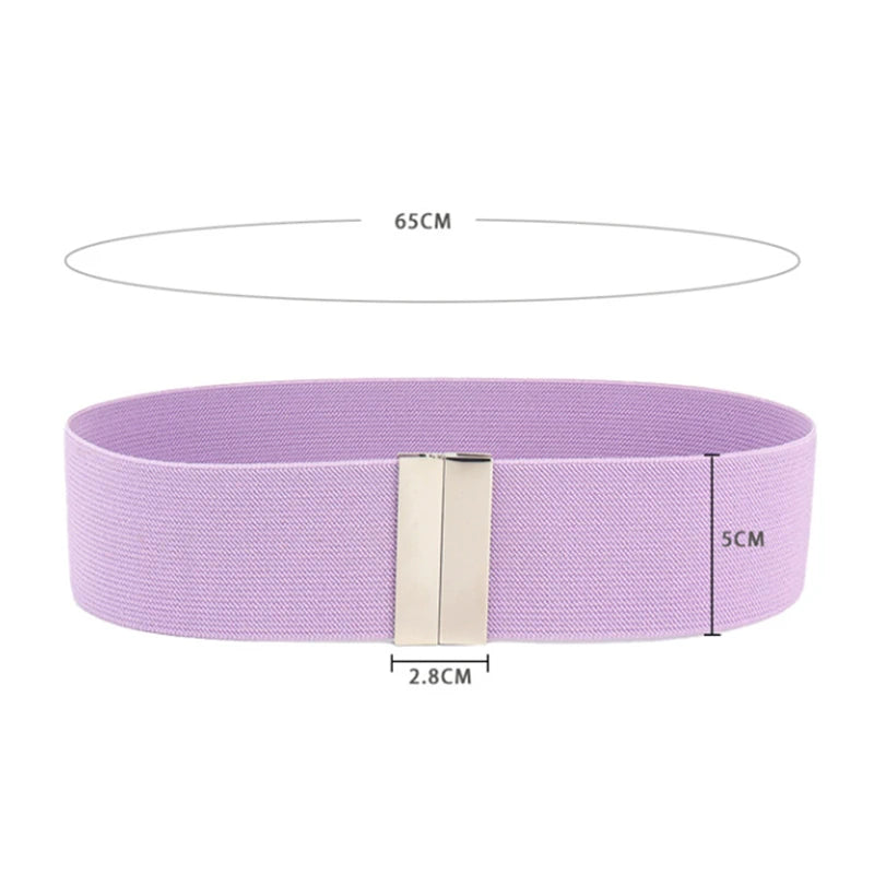 Belts Wide Elastic Women's Waist Belt — Cinch Coat & Dress Belt with Buckle — view 6 of belts
