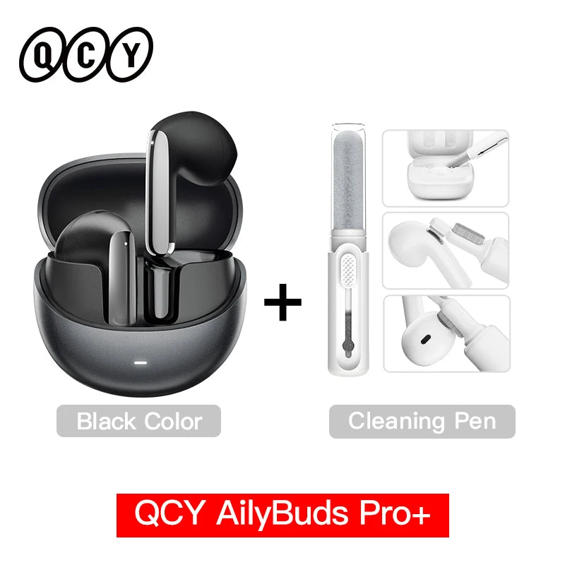 QCY HT10 AilyBuds Pro+ ANC Wireless Earphone Hi-Res Audio with LDAC Bluetooth 5.3 Earbuds 6 Mic AI HD Call Multipoint Connection — view 12 of product