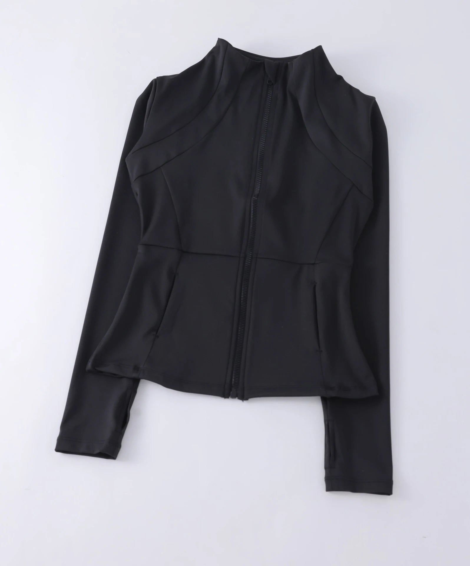 Women’s High-Elastic Yoga Coat — Round-Neck Loose Long-Sleeve Fitness Top — view 13 of sports & fitness