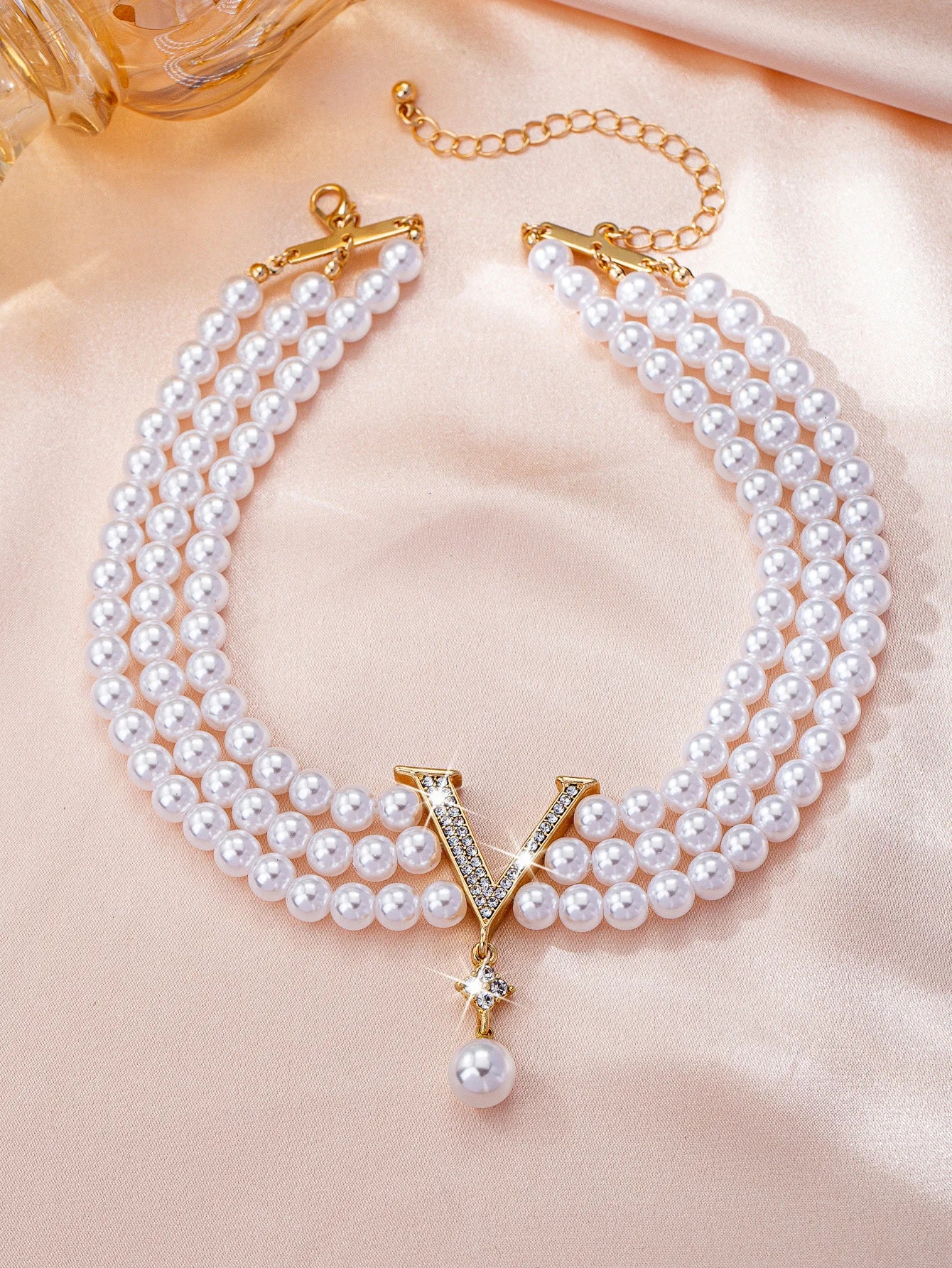 Pearl Imitation Luxury Necklace — Elegant Summer High-End Women’s Jewelry — view 3 of necklaces