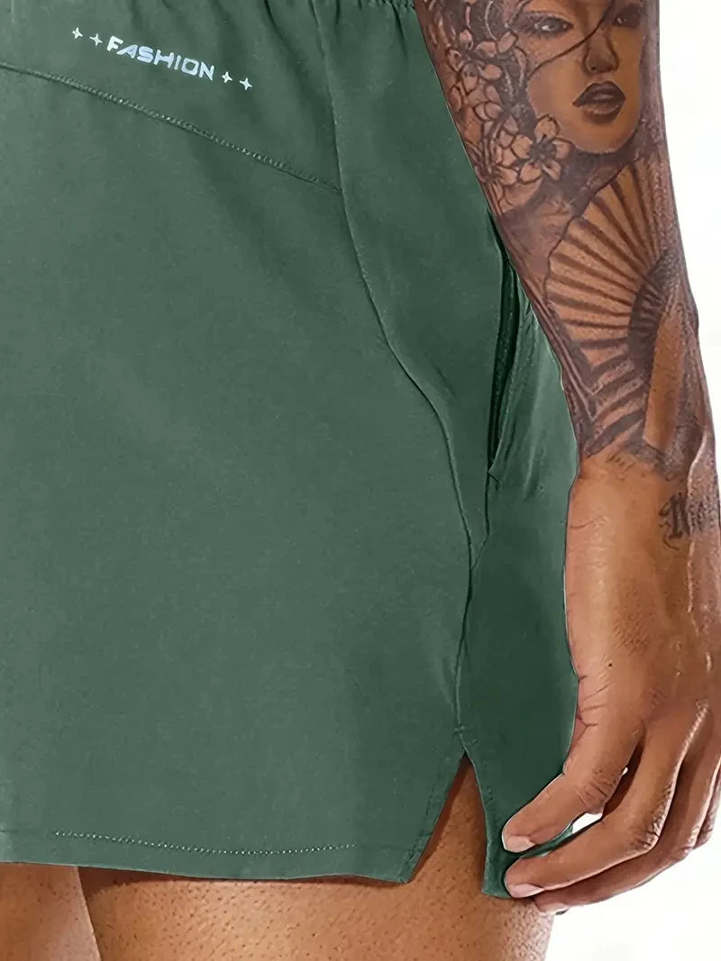 Men's Summer Beach Shorts, Elastic Waist with Double Pockets — view 4 of shorts