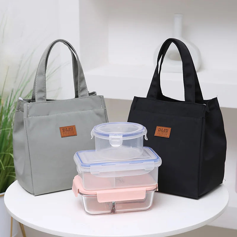 Large Capacity Insulated Lunch Bag - Aluminum Foil Tote for Work & School — view 5 of lunch bags